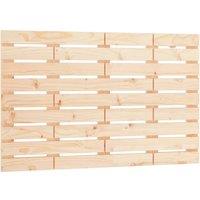Berkfield Home Wall Headboard 96x3x63 cm Solid Wood Pine in Light Tan | Size: 96 x 3 x 63 cm