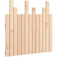 Berkfield Home Wall Headboard 82.5x3x80 cm Solid Wood Pine in Natural