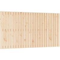 Berkfield Home Wall Headboard 159.5x3x90 cm Solid Wood Pine in Natural