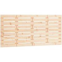 Berkfield Home Wall Headboard 141x3x63 cm Solid Wood Pine in Light Tan | Size: 141 x 3 x 63 cm