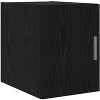 Berkfield Home Wall Cabinet Black Oak 30x42.5x40 cm Engineered Wood