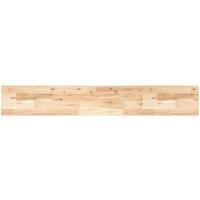 Berkfield Home Table Top 160x20x2 cm Rectangular Solid Wood Acacia in Light Brown | Size: 160 x 20 x 2 cm