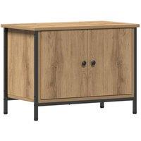 Berkfield Home TV Stand Artisan Oak Particle board 60 x 35 x 45 cm TV Stand in Brown