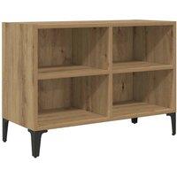 Berkfield Home TV Stand Artisan Oak Artisan Oak Engineered wood Medium TV Stand in Brown