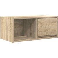 Berkfield Home TV Cabinet Sonoma Oak 60x31x25.5 cm Engineered Wood in Light Oak