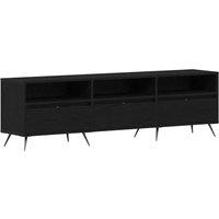 Berkfield Home TV Cabinet Black 150x30x44, 5 cm Engineered Wood