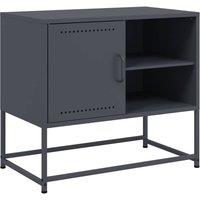 Berkfield Home TV Cabinet Anthracite 68x39x60.5 cm Steel in Charcoal