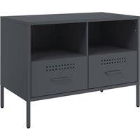 Berkfield Home TV Cabinet Anthracite 68x39x50.5 cm Steel in Dark Grey