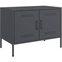 Berkfield Home TV Cabinet Anthracite 68x39x50.5 cm Steel in Dark Grey