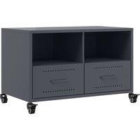 Berkfield Home TV Cabinet Anthracite 68x39x43.5 cm Steel in Charcoal