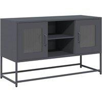 Berkfield Home TV Cabinet Anthracite 100.5x39x60.5 cm Steel in Dark Grey