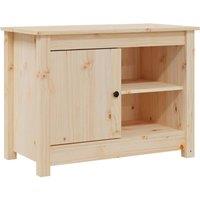 Berkfield Home TV Cabinet 70x36.5x52 cm Solid Wood Pine in Light Brown
