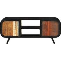 Berkfield Home TV Cabinet 110x30x45 cm Solid Reclaimed Wood | Size: 110 x 30 x 45 cm