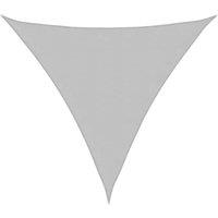 Berkfield Home Sun Shade Sail Light Grey 4.5x4.5x4.5 m 100% Polyester Oxford