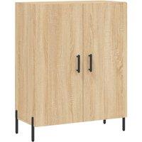 Berkfield Home Sideboard Sonoma Oak 69.5x34x90 cm Engineered Wood in Light Brown