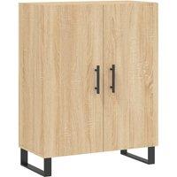 Berkfield Home Sideboard Sonoma Oak 69.5x34x90 cm Engineered Wood in Light Brown