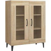 Berkfield Home Sideboard Sonoma Oak 69.5x34x90 cm Engineered Wood in Light Tan