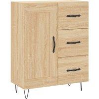 Berkfield Home Sideboard Sonoma Oak 69.5x34x90 cm Engineered Wood in Light Brown