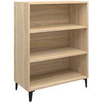 Berkfield Home Sideboard Sonoma Oak 69.5x32.5x90 cm Engineered Wood in Light Tan