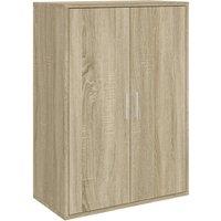 Berkfield Home Sideboard Sonoma Oak 60x31x84 cm Engineered Wood in Light Brown | Size: 60 x 31 x 84 cm