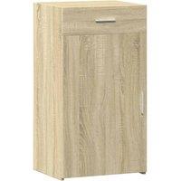 Berkfield Home Sideboard Sonoma Oak 50x42.5x93 cm Engineered Wood in Light Brown