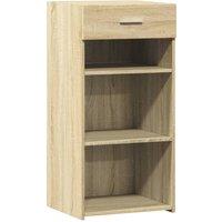 Berkfield Home Sideboard Sonoma Oak 45x42.5x93 cm Engineered Wood in Light Tan