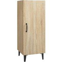 Berkfield Home Sideboard Sonoma Oak 34.5x34x90 cm Engineered Wood in Light Oak