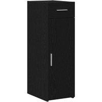 Berkfield Home Sideboard Black Oak 30x42, 5x93 cm Engineered Wood