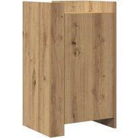 Berkfield Home Sideboard Artisan Oak 45x35x75 cm Engineered Wood in Brown | Size: 45 x 35 x 75 cm