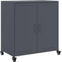 Berkfield Home Sideboard Anthracite 68.5x39x72 cm Steel in Charcoal