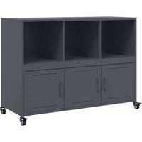 Berkfield Home Sideboard Anthracite 100.5x39x72 cm Steel in Dark Grey