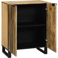 Berkfield Home Sideboard - 60 x 33.5 x 75 cm, crafted from solid mango wood in Brown | Size: 60 x 33.5 x 75 cm
