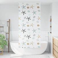 Berkfield Home Shower Roller Blind with Cassette 90x240 cm Fabric Width 86 cm in White
