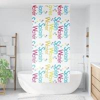 Berkfield Home Shower Roller Blind with Cassette 90x240 cm Fabric Width 86 cm