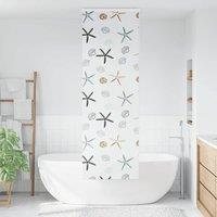 Berkfield Home Shower Roller Blind with Cassette 80x240 cm Fabric Width 76 cm in White