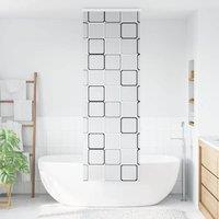 Berkfield Home Shower Roller Blind with Cassette 70x240 cm Fabric Width 66 cm