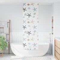 Berkfield Home Shower Roller Blind with Cassette 60x240 cm Fabric Width 56 cm in White