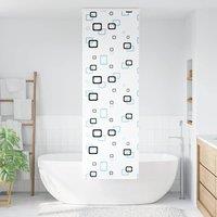 Berkfield Home Shower Roller Blind with Cassette 60x240 cm Fabric Width 56 cm in White