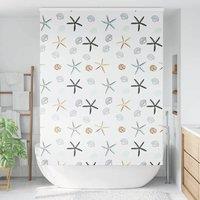 Berkfield Home Shower Roller Blind with Cassette 150x240 cm Fabric Width 146 cm in White