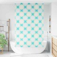 Berkfield Home Shower Roller Blind with Cassette 130x240 cm Fabric Width 126 cm