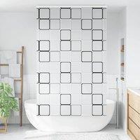 Berkfield Home Shower Roller Blind with Cassette 120x240 cm Fabric Width 116 cm in White