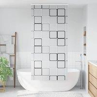 Berkfield Home Shower Roller Blind with Cassette 100x240 cm Fabric Width 96 cm in White