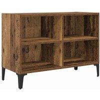 Berkfield Home Rustic Entertainment Unit Old Wood Particle board Medium Storage in Brown