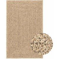 Berkfield Home Rug ZIZUR 240x340 cm Jute Look Indoor & Outdoor in Tan | Size: Medium