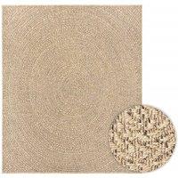 Berkfield Home Rug ZIZUR 240x340 cm Jute Look Indoor & Outdoor in Beige | Size: Medium