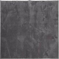 Berkfield Home Rug Short Pile Soft & Washable Anthracite 240x240 cm in Dark Grey | Size: 100 cm diameter
