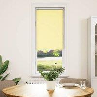 Berkfield Home Roller Blind Blackout Yellow 40x150 cm Fabric Width 35.7 cm Polyester