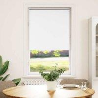 Berkfield Home Roller Blind Blackout White 75x150 cm Fabric Width 70.7 cm Polyester