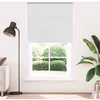 Berkfield Home Roller Blind Blackout White 120x230 cm Fabric Width 116.6 cm Polyester