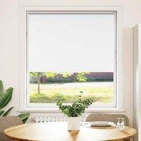 Berkfield Home Roller Blind Blackout White 100x130 cm Fabric Width 95.7 cm Polyester